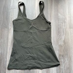 Lululemon Olive Tank Size 8